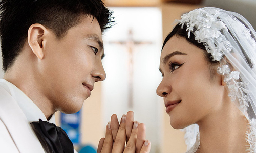 Người mẫu Lê Thu Trang làm lễ cưới