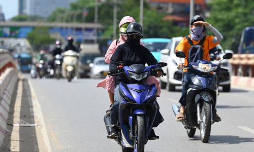 Hà Nội nóng xấp xỉ 40 độ C