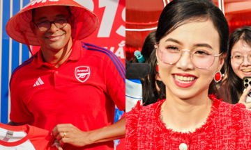 Dàn sao Việt giao lưu cựu danh thủ Arsenal