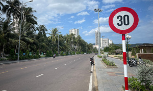 Quy Nhon implements 30 km/h speed limit on several roads