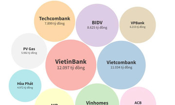 Những doanh nghiệp lãi lớn nhất trên sàn chứng khoán
