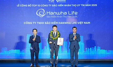 Hanwha Life vào Top 10 công ty bảo hiểm nhân thọ uy tín