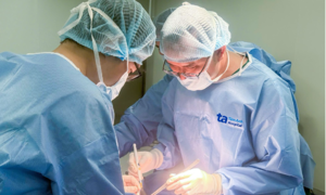 Nearly a meter of small intestine removed due to strangulated hernia