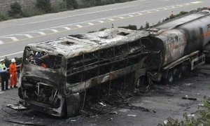 Why did China eliminate sleeper buses?