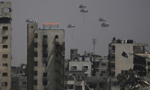 Gaza airdrops: a last resort