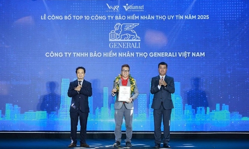 Generali Vietnam among top 10 reputable insurance companies