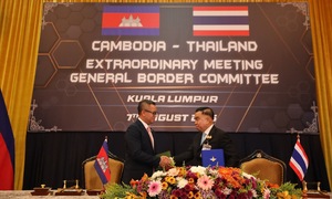 Cambodia and Thailand reach 13-point ceasefire agreement