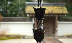 Why do the Japanese use chain drains?