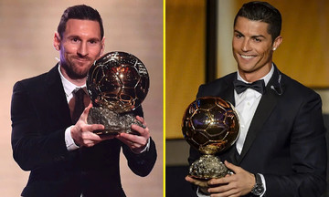 Ronaldo, Messi tiếp tục vắng mặt ở đề cử Bóng Vàng