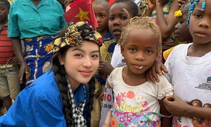 Miss International Huynh Thanh Thuy builds well for Angolan community
