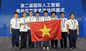 Học sinh Việt vào top 4 Olympic AI quốc tế