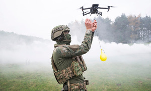UK uses water balloon-dropping drones to train Ukrainian soldiers