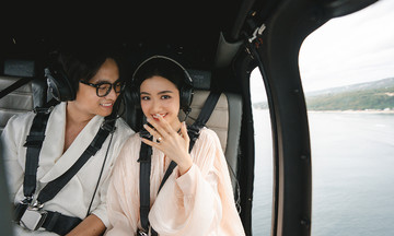 Chàng trai Ninh Bình thuê trực thăng cầu hôn bạn gái