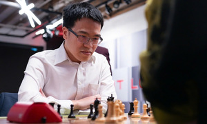 Quang Liêm đấu ba ván với Vua cờ Gukesh