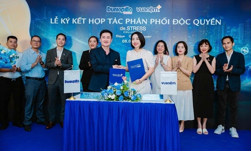 Dunlopillo giới thiệu bộ sưu tập de.Stress tại hệ thống Vua Nệm