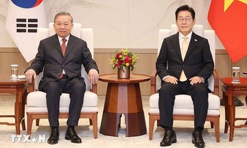 Việt - Hàn ra tuyên bố chung về làm sâu sắc hơn quan hệ song phương