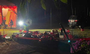 Car crashes into cultural performance, killing one and injuring 10