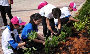 Aeon plants nearly 1,200 trees at Tan An shopping center