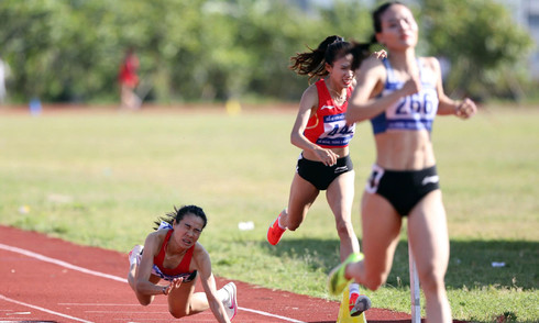 Athlete falls short of silver at national athletics championships