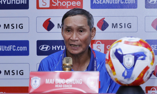 Coach Mai Duc Chung: 'Nothing to criticize after Vietnam's victory'