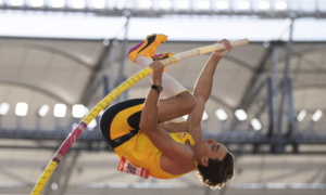 Duplantis breaks world pole vault record for the 13th time