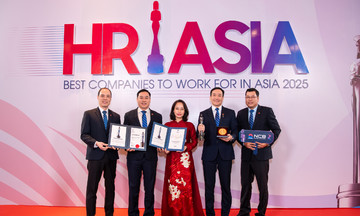 NCB nhận cú đúp giải thưởng tại HR Asia Awards 2025