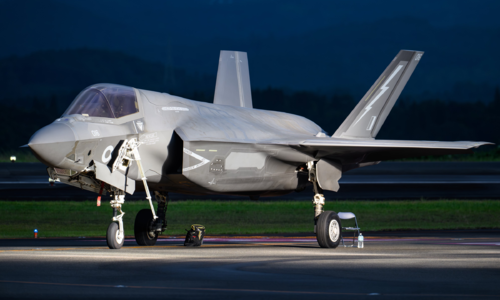 British F-35 fighter jet grounded in Japan due to parts shortage
