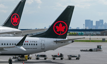 Hãng hàng không quốc gia Canada sẽ ngừng hầu hết chuyến bay vì đình công