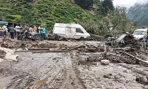 Flash flood devastates Indian village, killing at least 56