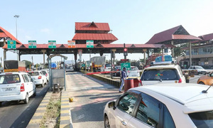 Toll booth suspended due to poor road conditions