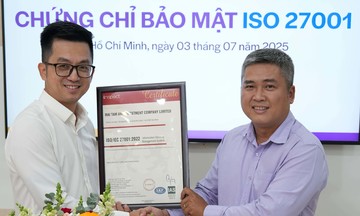 Mai Tâm Anh nhận chứng chỉ an toàn thông tin