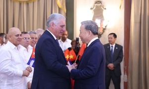 Cuban president thanks Vietnam for support
