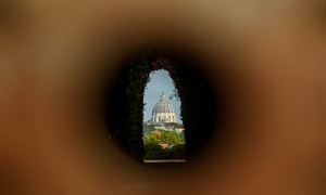 A keyhole view of three nations