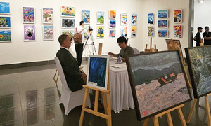 Art exhibition supports disadvantaged children