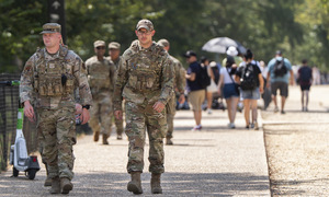 US national guard troops deployed to Washington DC