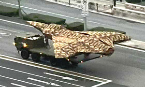 Combat support drones appear in Beijing