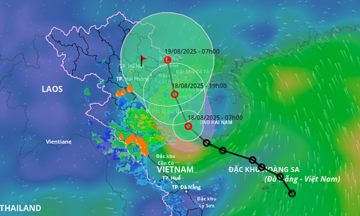 Áp thấp nhiệt đới vào vịnh Bắc Bộ
