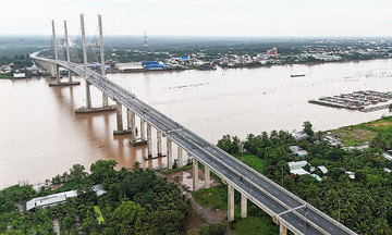 Phương án xe chạy qua cầu Rạch Miễu 2