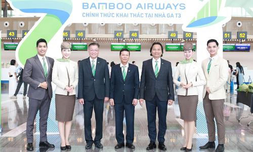 Bamboo Airways begins operations at Tan Son Nhat's T3 terminal