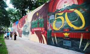 Ho Chi Minh City boasts Vietnam's largest 'beautiful Vietnam' mural street