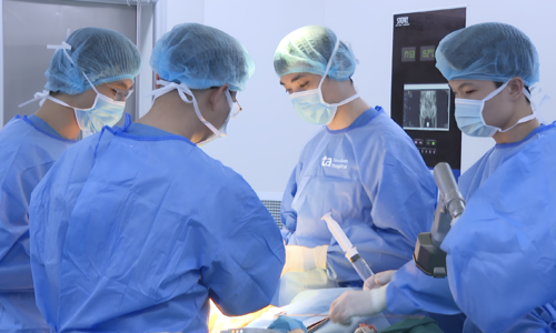 Hip replacement patient discharged after 24 hours