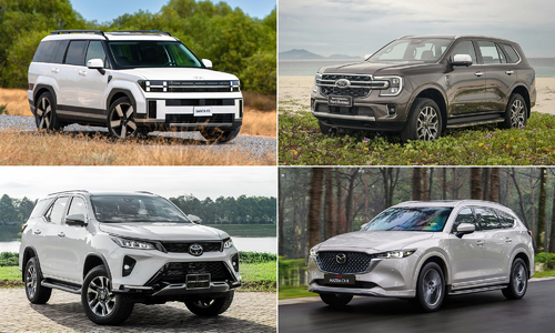Mid-size SUVs in july - Santa Fe sees strong growth, but remains behind Fortuner