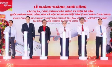 Vietjet khởi công khu bảo dưỡng 1.700 tỷ tại sân bay Long Thành