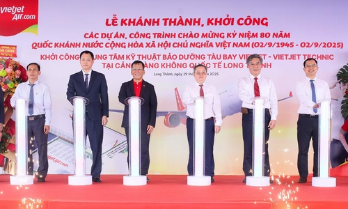 Vietjet breaks ground on $100 million maintenance hangar at Long Thanh international airport