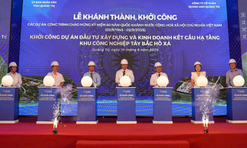 Quảng Trị khởi công khu công nghiệp hơn 214 ha