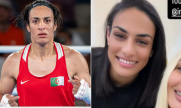 Olympic champion embraces feminine look
