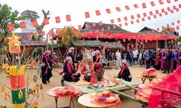 Golden harvest festival at Ban May