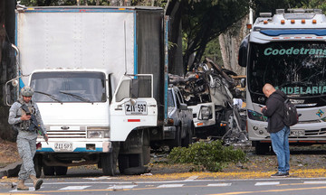 Car bomb attack on Colombian air base kills at least 5