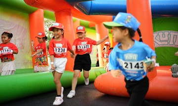 2,000 children energized for the new school year with Kun Marathon