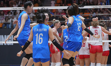 Vietnam loses to Poland after taking first set at FIVB Volleyball Women's World Championship